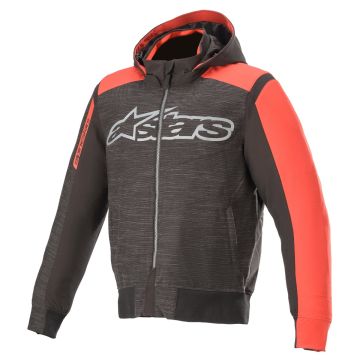 Alpinestars Rhod Windstopper Black Bright Red Hoodie