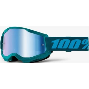 100% Strata 2 Essential Chrome Motocross Goggles