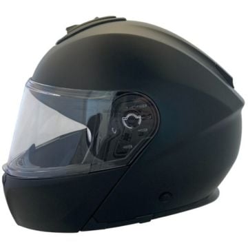 APEX MT300 Solid Matt Black Modular Helmet