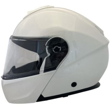 APEX MT300 Solid White Modular Helmet