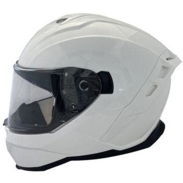 APEX FI200 Solid White Full Face Helmet