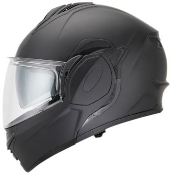 APEX MI200 Solid Matt Black Modular Helmet