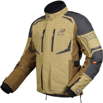 Rukka Ventu-R Khaki Brown Waterproof Motorcycle Textile Jacket