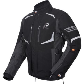 Rukka Ventu-R Black Grey Waterproof Motorcycle Textile Jacket