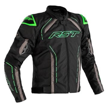 RST S-1 Textile Jacket Black Green Grey
