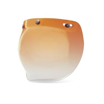Bell Custom 500 3-Snap Bubble Shield Gradient Orange