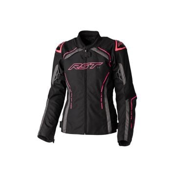 RST S1 Ladies Textile Jacket Black Pink Grey