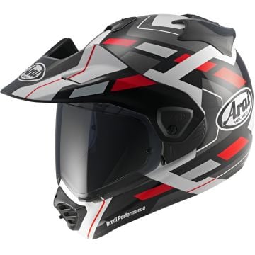 Arai Tour-X5 Match White Black Red Full Face Adventure Helmet