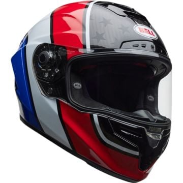 Bell Race Star DLX RSD Old Glory Carbon Red White Blue Full Face Helmet