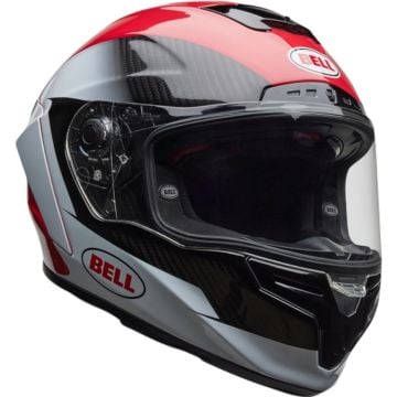 Bell Race Star DLX RSD Corsa Carbon Red White Black Full Face Helmet