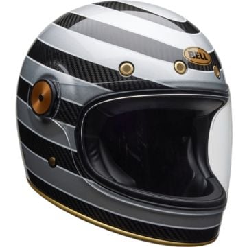 Bell Bullitt GT Carbon RSD Silver Full Face Helmet