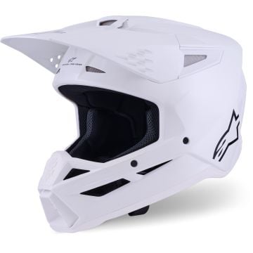 Alpinestars S-M3 White Motocross Helmet