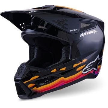 Alpinestars S-M3 Force Black Motocross Helmet