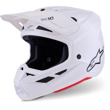 Alpinestars S-M7 Blanco Casco Motocross