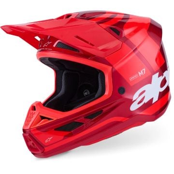 Alpinestars S-M7 Core Rojo Casco Motocross