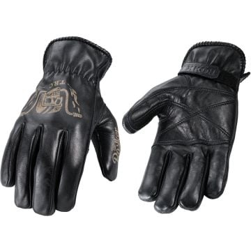ROKKER Tattoo Ape Black Gloves