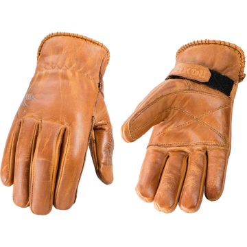 ROKKER Tattoo Bird Damen Hellbraun Handschuhe
