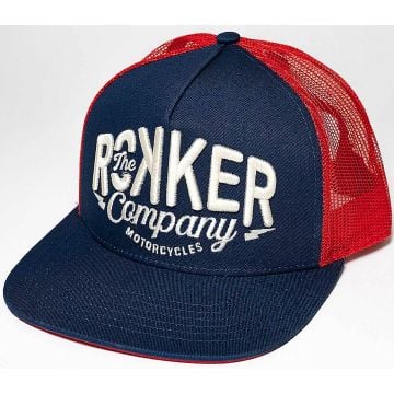 ROKKER Snapback Blue Red Trucker Cap