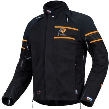 Rukka Rapto-R Black Orange Motorcycle Textile Jacket