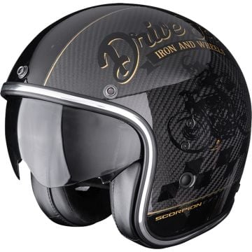Scorpion Belfast Evo Carbon Zippy Casco Abierto