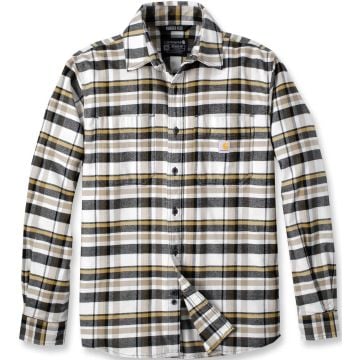Carhartt Rugged Flex Relaxed Fit Midweight Flannel Long-Sleeve Plaid Shirt