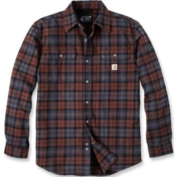 Carhartt Loose Fit Heavyweight Flannel Long-Sleeve Plaid Shirt