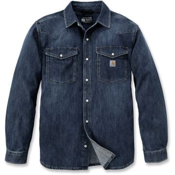 Carhartt Montana Relaxed Fit Denim Long-Sleeve Snap Front Shirt