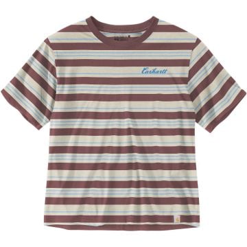 Carhartt Loose Fit Short-Sleeve Striped Ladies T-Shirt