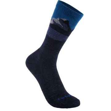 Carhartt Midweight Synthetic-Wool Blend Mountain Crew Socks - 2 Pack