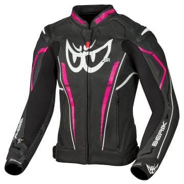 Berik Fufur Veste en cuir moto pour femmes