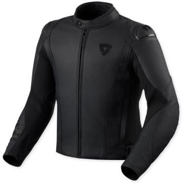 Revit Quadratic perforated Motorcycle Leather Jacket