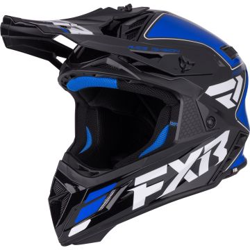 FXR Helium Logo Carbon Motocross Helmet