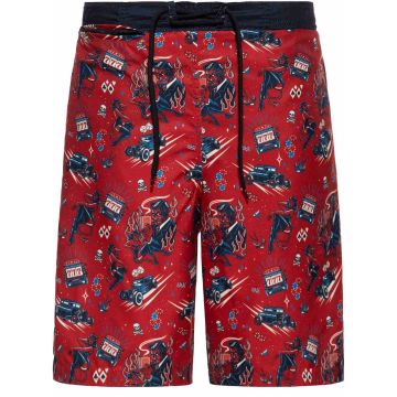 King Kerosin Rockabilly Devil Swim Shorts