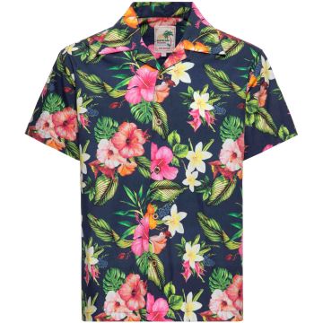 King Kerosin Tropical Flowers Chemise à manches courtes