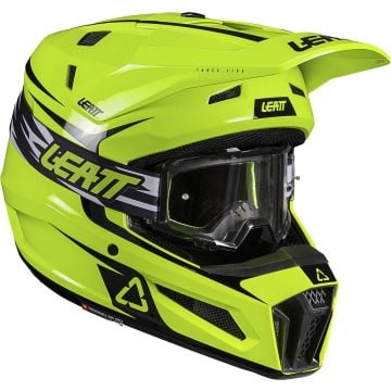 Leatt 3.5 Junior Casque de motocross avec lunettes