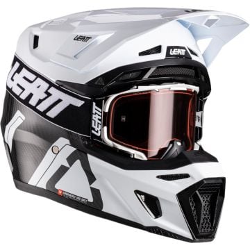 Leatt 9.5 Carbon V26 Motocross Helmet with Goggles