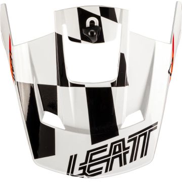 Leatt Moto 3.5 Checkered Youth Helmet Peak