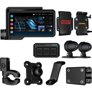 AlienRider M2-QR Bundle 5 Universal Motorcycle Multimedia System