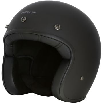 Merlin Blackbird Logo Jet Helmet