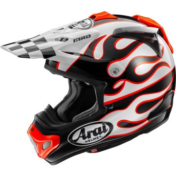 Arai MX-V Evo Flame Motocross Helmet