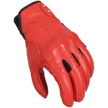 Macna Rouge gants de moto perforés pour femmes