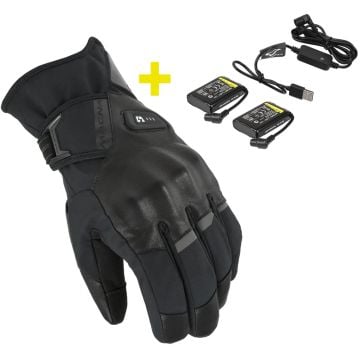 Macna Era 2.0 RTX Kit waterproof heatable Winter Ladies Motorcycle Gloves + 7,4V / 2.2A Batteries and Charger