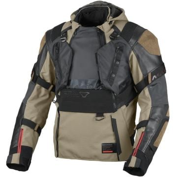 Macna Tryton NightEye waterproof Motorcycle Leather/Textile Jacket