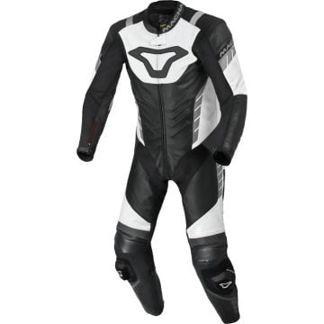 Macna Varshall Traje de cuero de moto de una pieza perforado