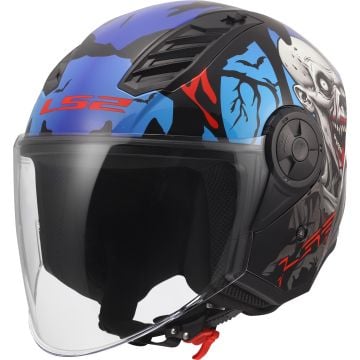 LS2 OF616 Airflow II Zombie II Open-Face Helmet
