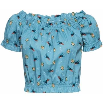 Queen Kerosin Oldschool Tattoo Ladies Blouse