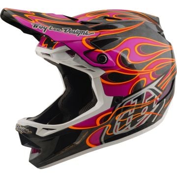 Troy Lee Designs D4 Carbon MIPS Torched Downhill Helmet