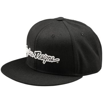 Troy Lee Designs Flat Bill Signature Snapback Cap