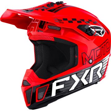 FXR Clutch Logo Youth Motocross Helmet