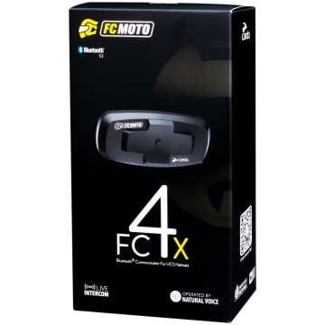 Cardo FC4X (UCS) FC-Moto Edition Bluetooth Communication System Single Pack